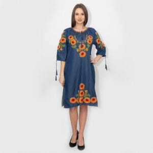 Rochie din denim Stefi 2