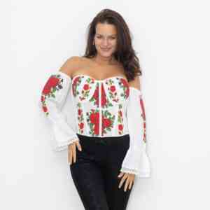 Corset brodat traditional Cristiana 3