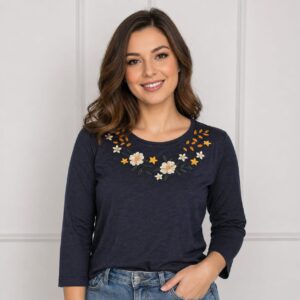 Bluza brodata LS 0423