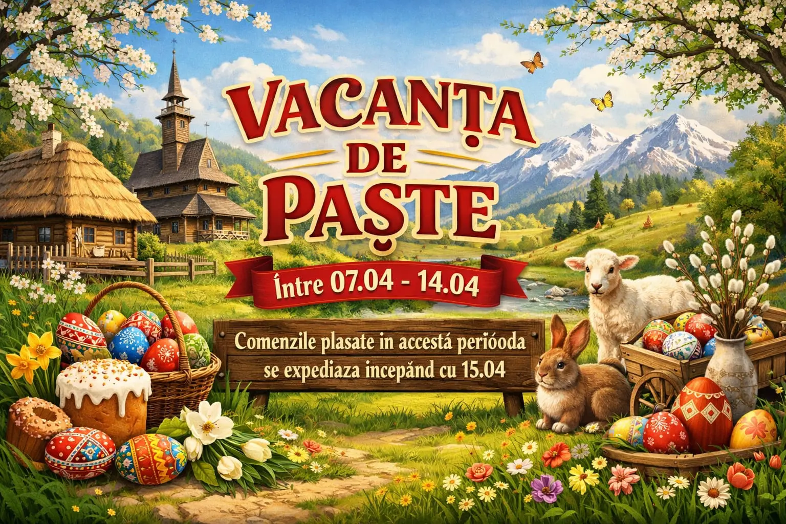 Vacanta Paste 2026 - IepeMarie.ro